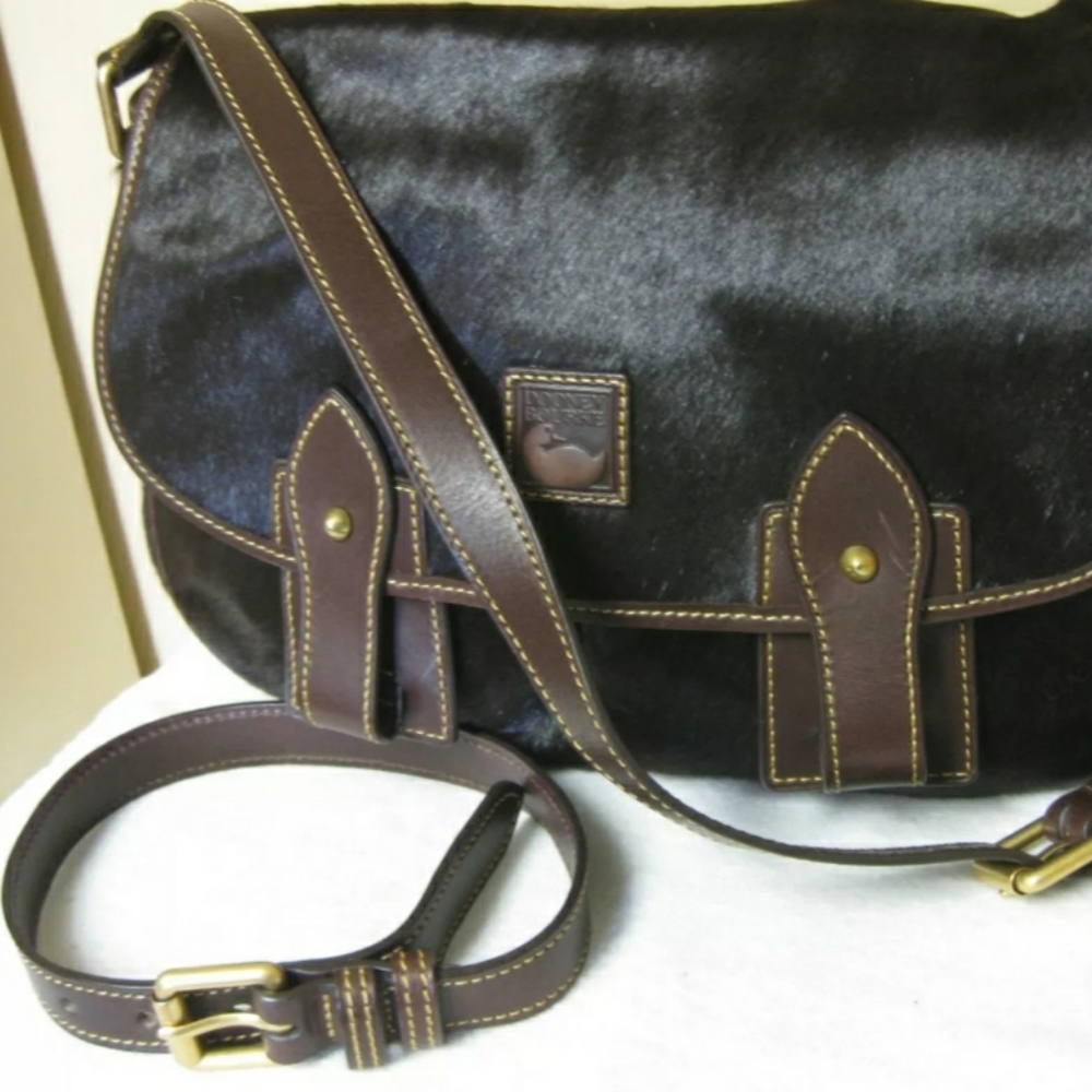 Dooney & Bourke Florentine/Calf Hair Saddle Bag